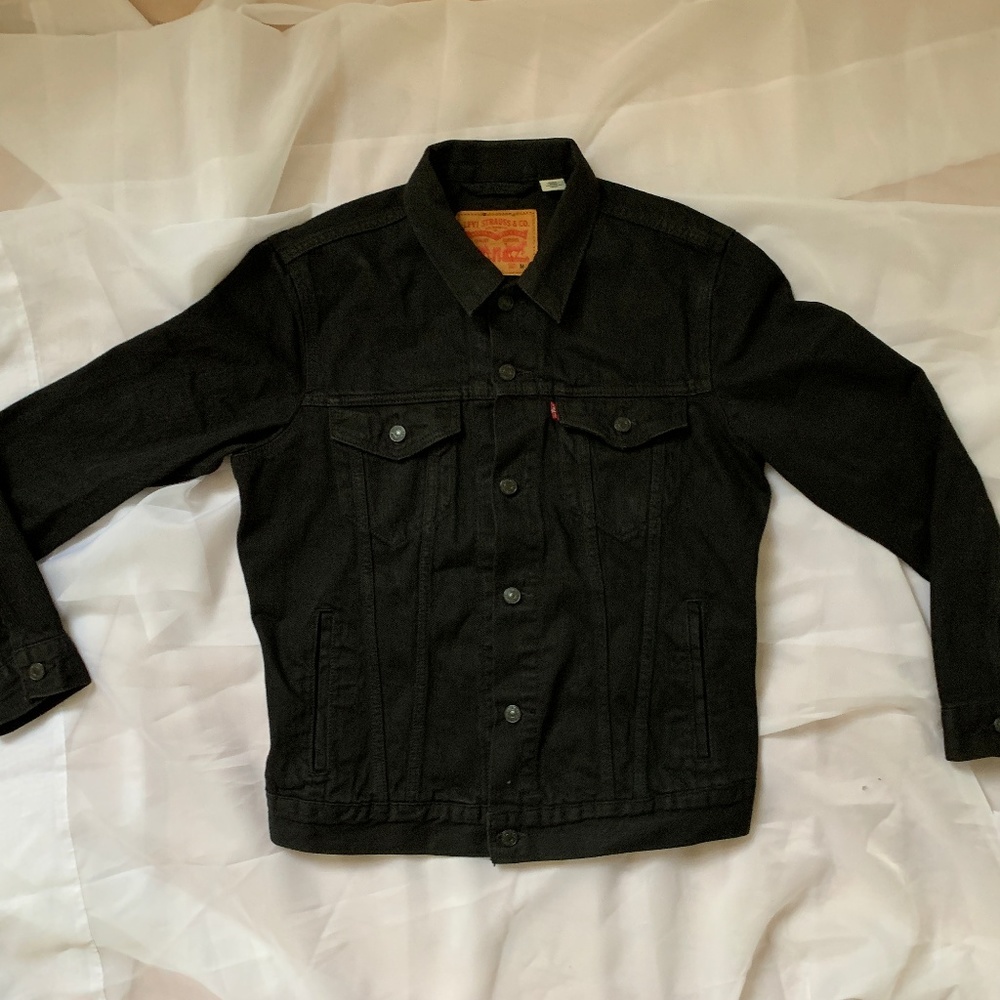 Black Trucker Jacket